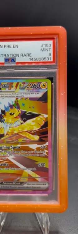 Pokemon Jolteon ex 153/131 Sv: Prismatic Evolutions Illustration Rare PSA 9 - Image 5
