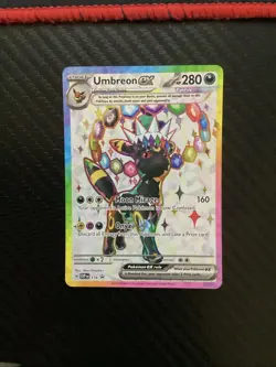 Pokemon TCG Umbreon EX 176 Black Star Promo Prismatic Evolutions Full Art NM - Image 1
