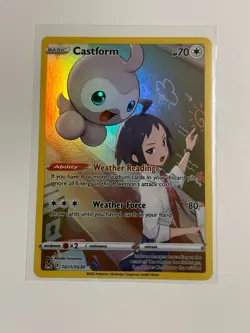 Pokemon TCG Castform Lost Origin Trainer Gallery TG11/TG30 Holo Ultra Rare - Image 1