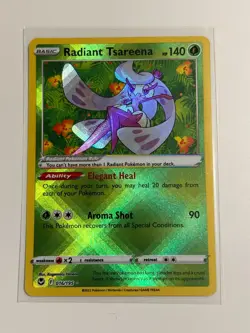 Pokemon TCG Radiant Tsareena Sword & Shield - Silver Tempest 016/195 Holo... - Image 1