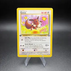 Pokemon Eevee 51/64 First Edition Jungle Regular - LP - Image 1