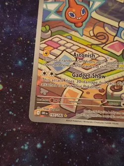 Pokemon TCG Rotom 197/182 EN DRI Destined Rivals IR NM Holo - Image 2
