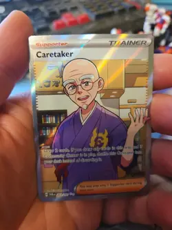 Pokemon - S&V: Twilight Masquerade - Caretaker - 203/167 - Full Art Ultra Rare - Image 1
