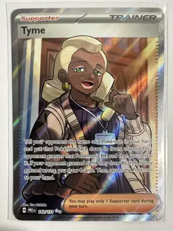 Pokemon - Tyme - 143/131 - Prismatic Evolutions Full Art Ultra Rare - NM - Image 1