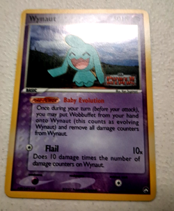 Pokemon 2007 Wynaut 70/108 Power Keepers Reverse Holo Stamped NM Fast Ship - Image 1