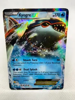 Kyogre EX 26/108 Dark Explorers Ultra Rare Holo Pokemon TCG - Image 4