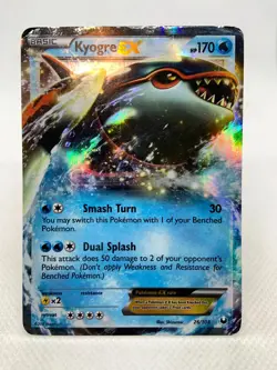 Kyogre EX 26/108 Dark Explorers Ultra Rare Holo Pokemon TCG - Image 5