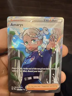 Amarys 132/131 ULTRA RARE HOLO Prismatic Evolutions FULL ART Pokemon English Nm - Image 1
