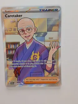 Caretaker - 203/167 - Pokemon Twilight Masquerade Full Art Ultra Rare NM - Image 1
