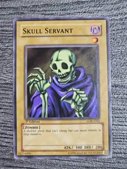 Yugioh - Skull Servant - LOB-E002 - Common - 1st Edition - (LP) - Image 1
