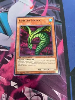 YUGIOH - SINISTER SERPENT - COMMON - SBAD - NM - 1ST ED - Image 1