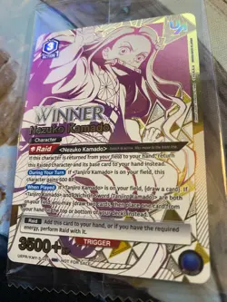 Nezuko Kamado (021) (Winner) - Union Arena Promotion Cards (UEPR) - Image 2