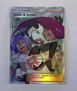 Pokemon Jessie and James Full Art Hidden Fates Card 68/68 - Image 2