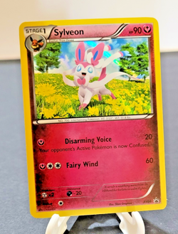 2013 Pokemon XY04 SYLVEON Holo VGC Playing Card 5bon Graphics - Image 3