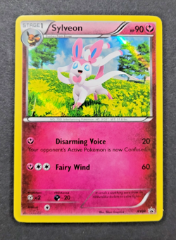 2013 Pokemon XY04 SYLVEON Holo VGC Playing Card 5bon Graphics - Image 5