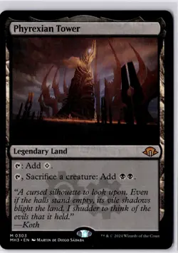 Phyrexian Tower Modern Horizons 3 Regular NM M 0303 - Image 1