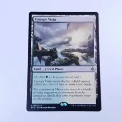 MTG Canopy Vista Battle for Zendikar NM - Image 1