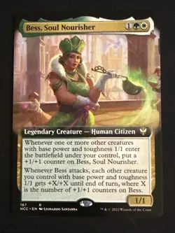 1x Bess, Soul Nourisher (167) Extended Art Commander: Streets of New Capenna LP - Image 1
