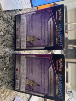 2 SEALED Boxes - 2017 Pokemon Mimikyu Pin Collection Box Sun Moon XY Fates NEW - Image 4