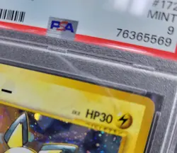 PSA 9 2000 POKEMON JAPANESE NEO #172 PICHU HOLO (5569) SEE DESCRIPTION - Image 4