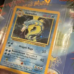 Pokemon Gyarados 6/102 Base Set Holo Rare NEAR MINT English 1999 WOTC 💎 - Image 3
