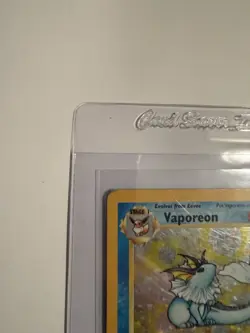 Pokemon Vaporeon 12/64 Jungle Holo Rare Unlimited 80 HP English 1999 GAMEFREAK - Image 3