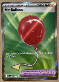 Air Balloon Holo Mega Evolution Ultra Rare 166/132 Pokemon TCG - Image 1