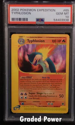Expedition Typhlosion PSA 10 (3938) 65/165 Pokemon - Image 1