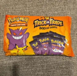 2022 Pokemon TCG Halloween Trick or Trade Booster Bundle 40 Packs Sealed - Image 1