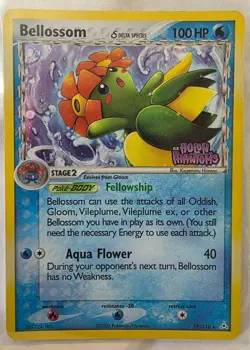 2006 Pokemon EX Holon Phantoms Bellossom-Reverse Foil #19/110 - Image 1