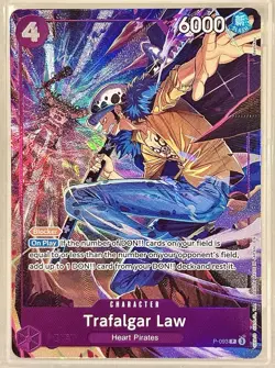 Trafalgar Law (Illustration Box Vol.6) P-093 One Piece Promotion Cards Foil - Image 1