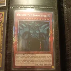 Obelisk The Tormentor RA04-EN116 Platinum Secret Rare 1st Edition YuGiOh Card - Image 1
