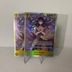 Nico Robin EB03-055 SR Foil English One Piece TCG Card Near Mint - Image 1