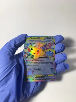 Pikachu ex Full Art Holo Pokemon Card Electric Type Ultra Rare Pikachu Playtest - Image 1