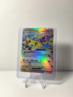 Pikachu ex Full Art Holo Pokemon Card Electric Type Ultra Rare Pikachu Playtest - Image 2