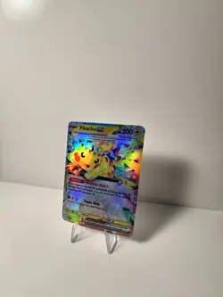 Pikachu ex Full Art Holo Pokemon Card Electric Type Ultra Rare Pikachu Playtest - Image 4