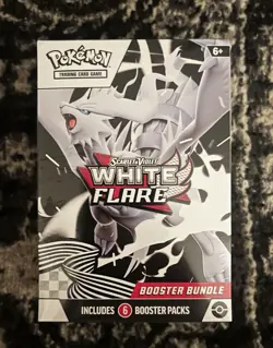 Pokemon Trading Card Games Scarlet Violet White Flare Booster Bundle Sealed - Image 1