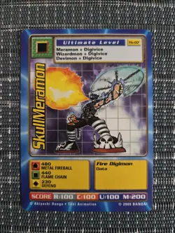 Vintage Digimon CCG Taco Bell Promo Card Skullmeramon TB-07 - Image 1