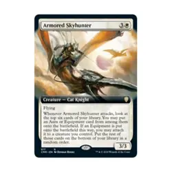 Armored Skyhunter (Extended Art) Commander Legends - NM - MTG - Image 1