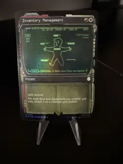 Inventory Management Showcase Foil MTG Fallout PIP 342 NM Unplayed - Image 1