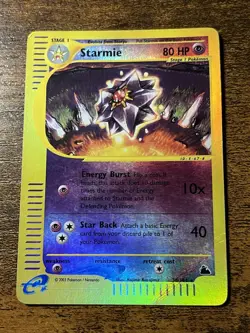 Starmie 30/144 Rare Reverse Holo Pokemon TCG Skyridge - Image 1