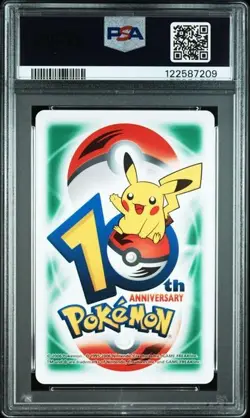 PSA 10 POKEMON PLAYING CARD RAYQUAZA GREEN KING DIAMONDS 10TH ANNIVERSARY 788B - Image 2