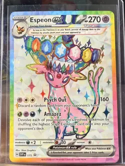 Espeon ex SVP 175 Black Star Promo Prismatic Evolutions Pokemon TCG - Image 1