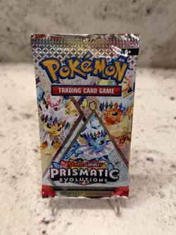 VERY HEAVY!! (22.67g) Pokemon Prismatic Evolutions– Factory Sealed Booster Pack! - Image 2