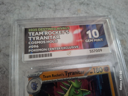 Team Rocket's Tyranitar Pokemon Center Promo - Ace 10 - Perfect Subgrades - Image 2