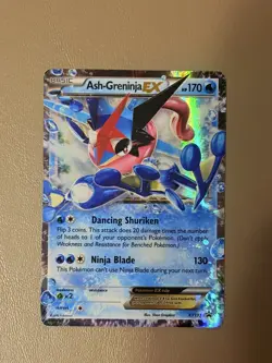 Pokemon TCG XY Promos #XY133 Ash-Greninja EX LP - Image 1