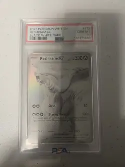 Reshiram Ex Pokemon Wht En-White Flare 173 PSA 10 - Image 1