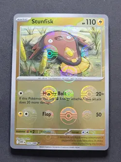 Stunfisk 035/086 Poke Ball Pattern White Flare Pokemon TCG - Image 1