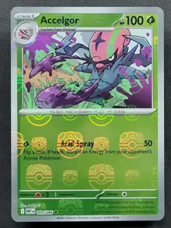 Accelgor 009/086 Master Ball Pattern White Flare Pokemon TCG - Image 1