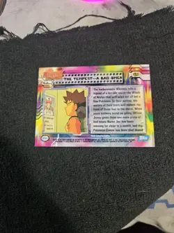 1999 Topps Pokemon Mewtwo Strikes Back #15 The Tempest-A Bad Omen Black Logo LP - Image 2